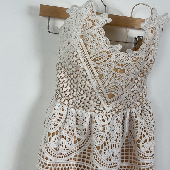 Chichwish Moonlit Night Cross Back Crochet Cami Dress - S - Picture 6 of 8